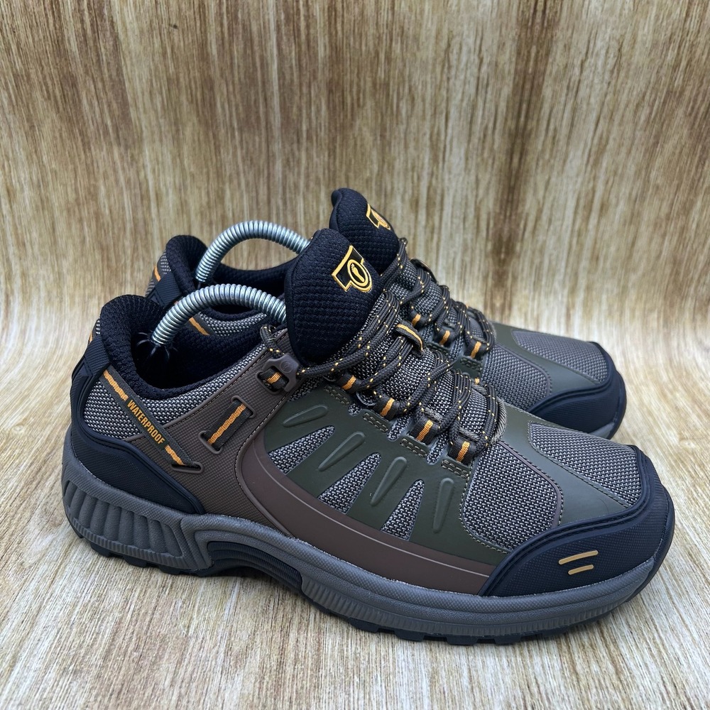 Orthofeet Alma Hiking Shoes Women's 6.5 B Olive Green Waterproof Orthopedic 848